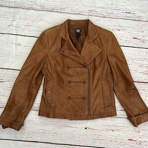 Worth leather jacket size 4